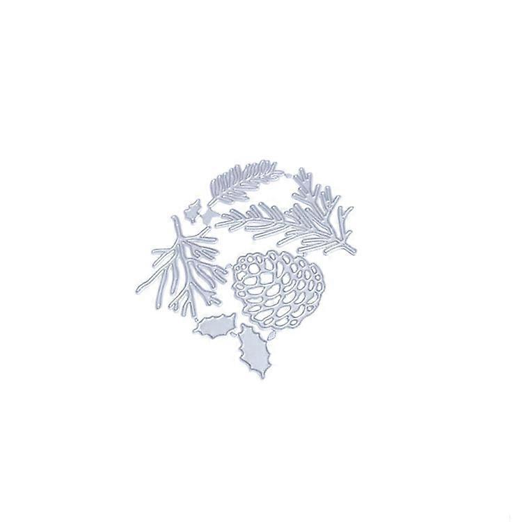 1 Set of Pine Cone Shape Embossing Paper Die Card Making Cutting Die DIY Supply