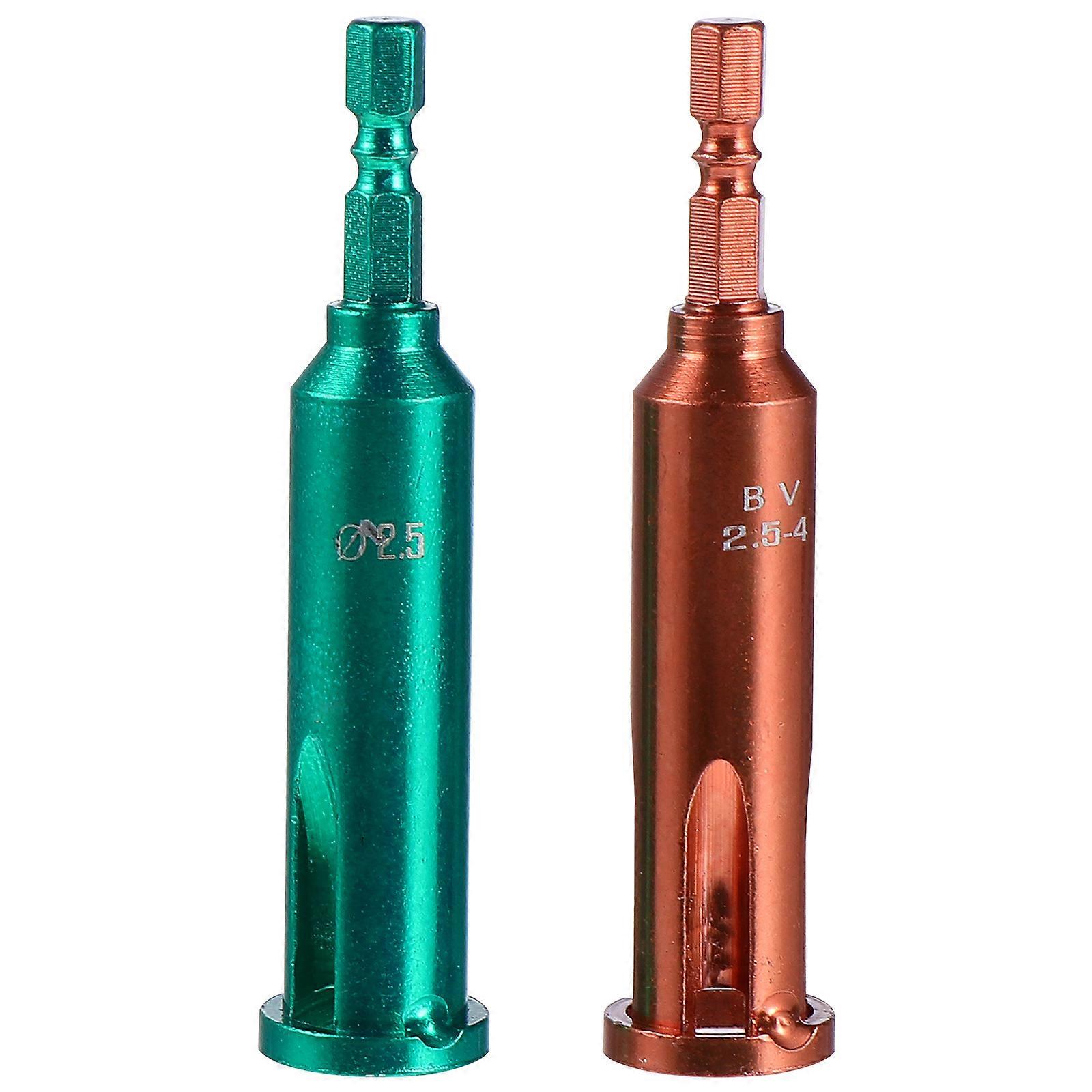 2 Pcs Terminal Connectors Handle Wire Separators Wire Twisting Tool Automatic Wire Stripper