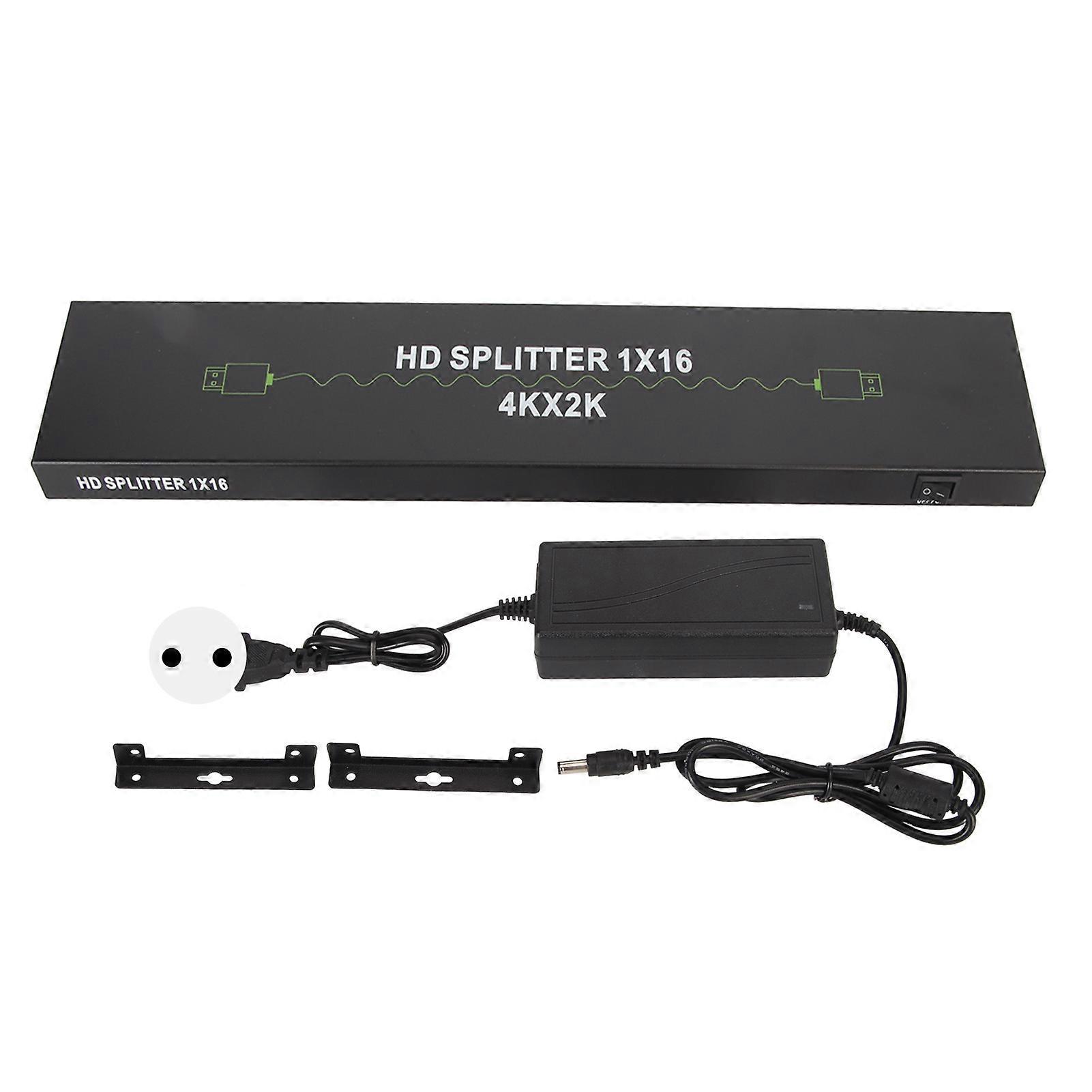 4k 1 In 16 Out Hd Multimedia Interface Splitter Support 4k 30hz 3d 1x16 Hd Multimedia Interface Splitter 100240v Eu Plug