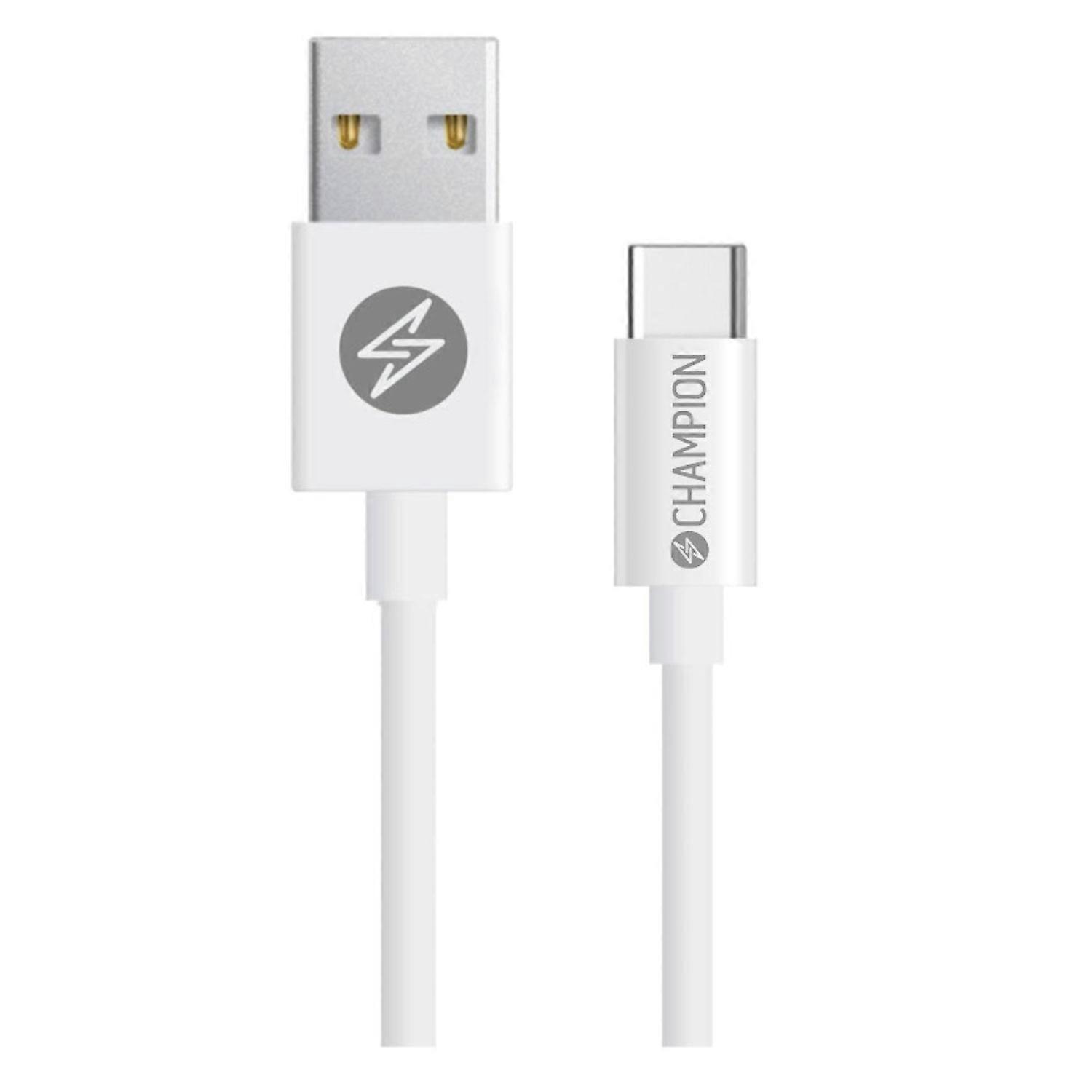 USB-A to USB-C Cable 1m White