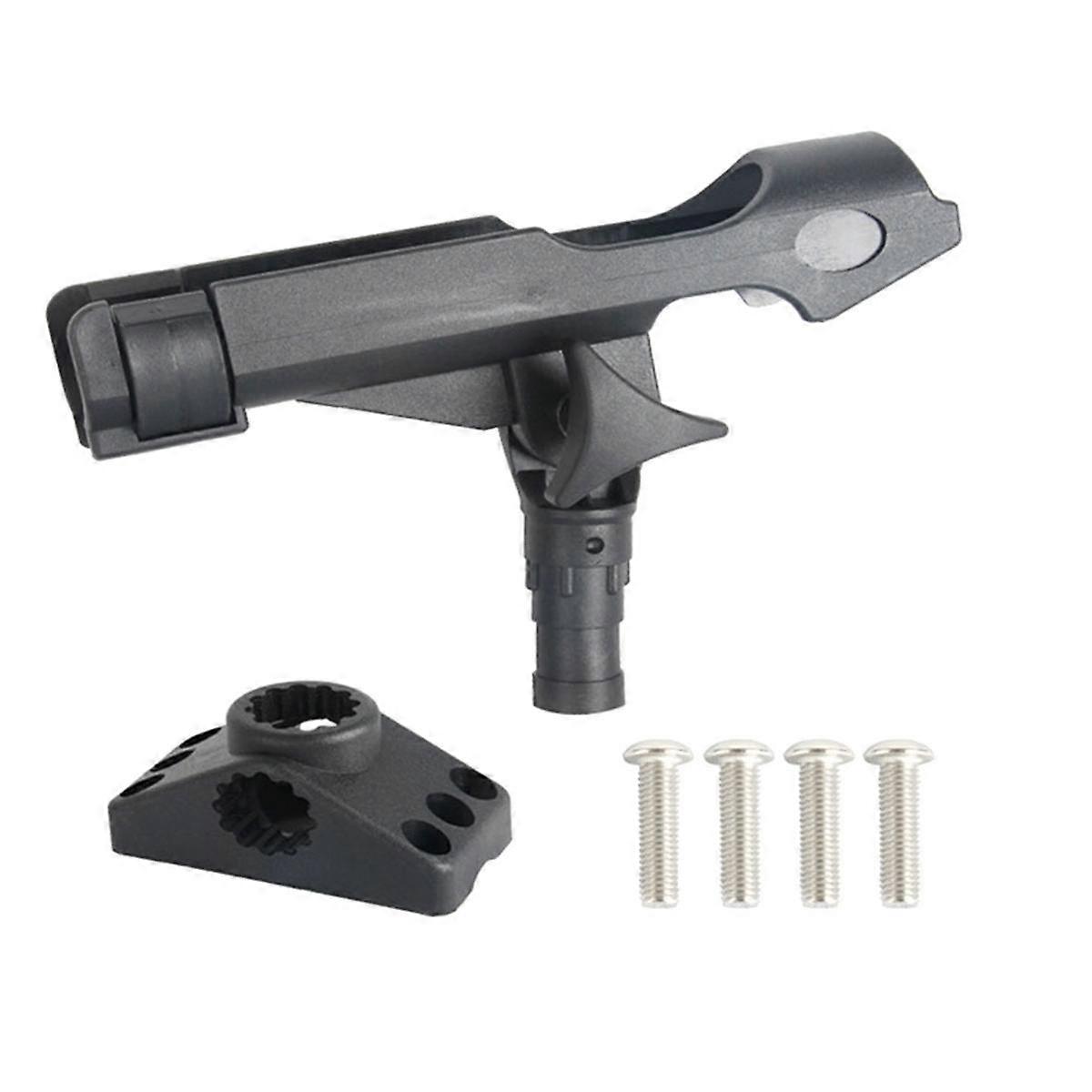 Einstellbare Boot Angelrute Rack Halter Gerät Pole Kajak Unterstützung Fixer Fix Pole Drehbare Halterung Aufblasbare Zubehör