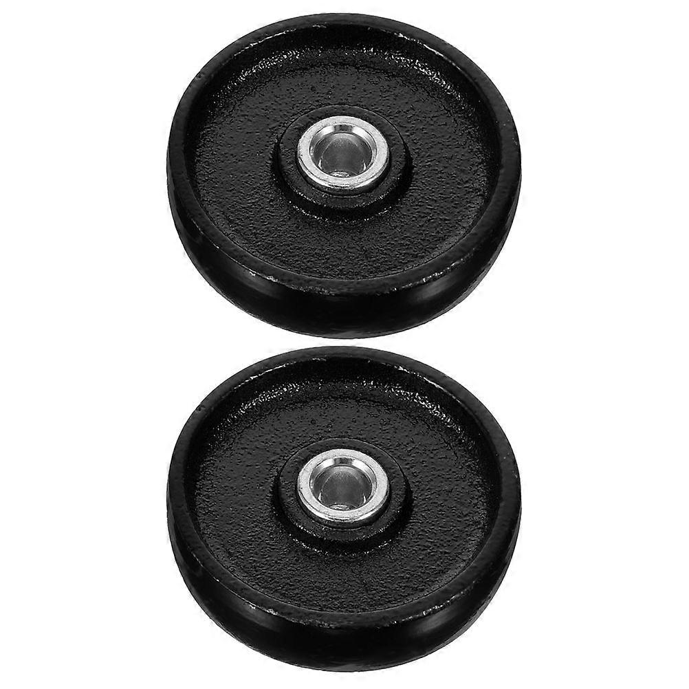 2pcs Jack Load Wheels Jack Bearing Rollers Jack Front Wheels Horizontal Jack Wheels