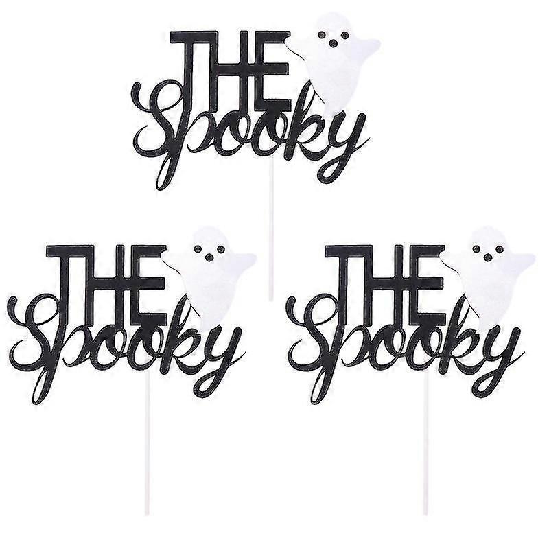 3pcs Halloween Cake Decor For Halloween Decor