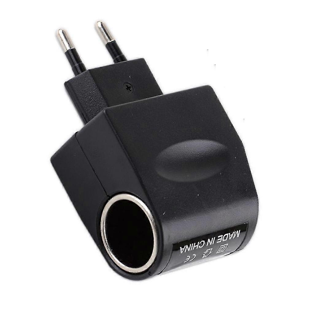 Ac Adapter With Car Socket Auto Charger Eu Plug 220v Ac To 12v Dc Use For Car Electronic Devices Use At Home-Yvan