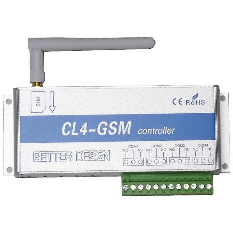4 Channel Relay CL4-GSM SMS GSM APP Wireless Controller GSM Receiver and Switch Gate/Door Opener Op