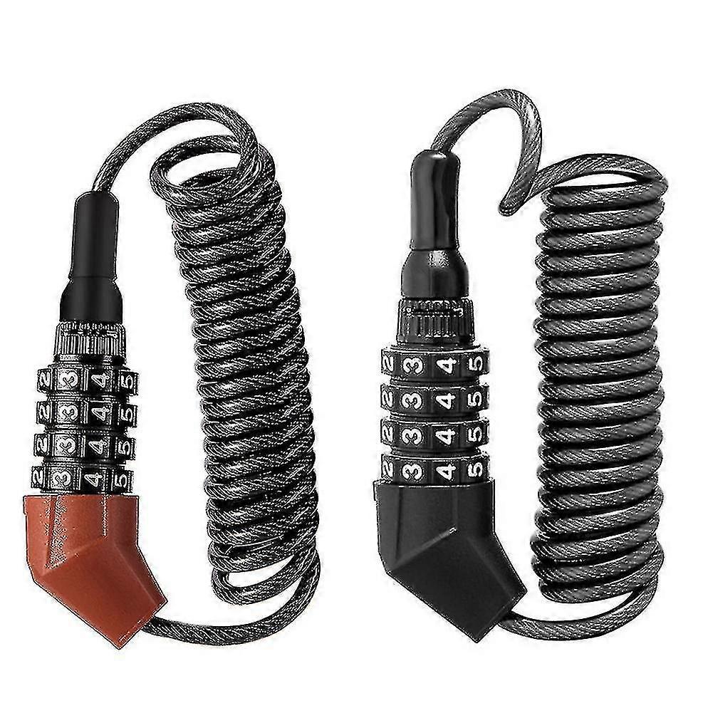 Mini Helmet Lo Anti-theft 4 Digit Password Bicycle Los For Scooter Motorcycle Portableroad