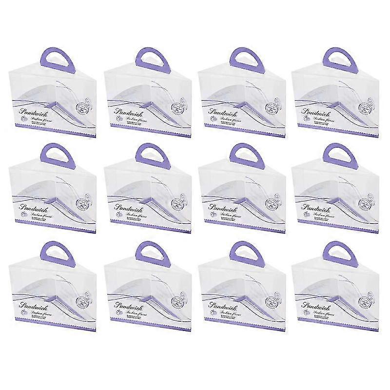 12pcs Handed Cake Case Diy Cake Storage Box Packaging Cake Dessert Packing Box