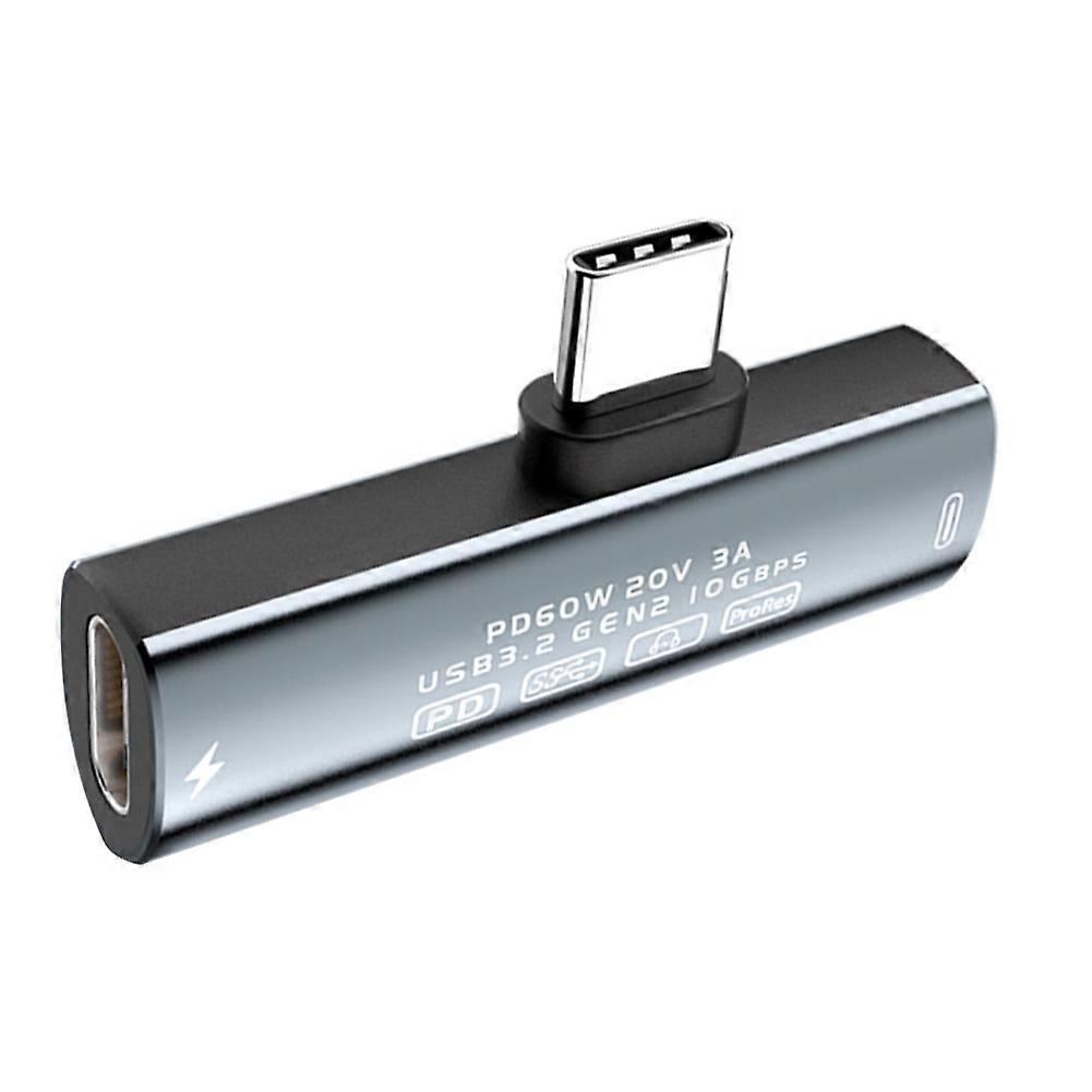 2 in 1 USB-C Splitter Cable, Type C to Dual Type-C PD60W Fast Charge & 10Gbps Data Transfe