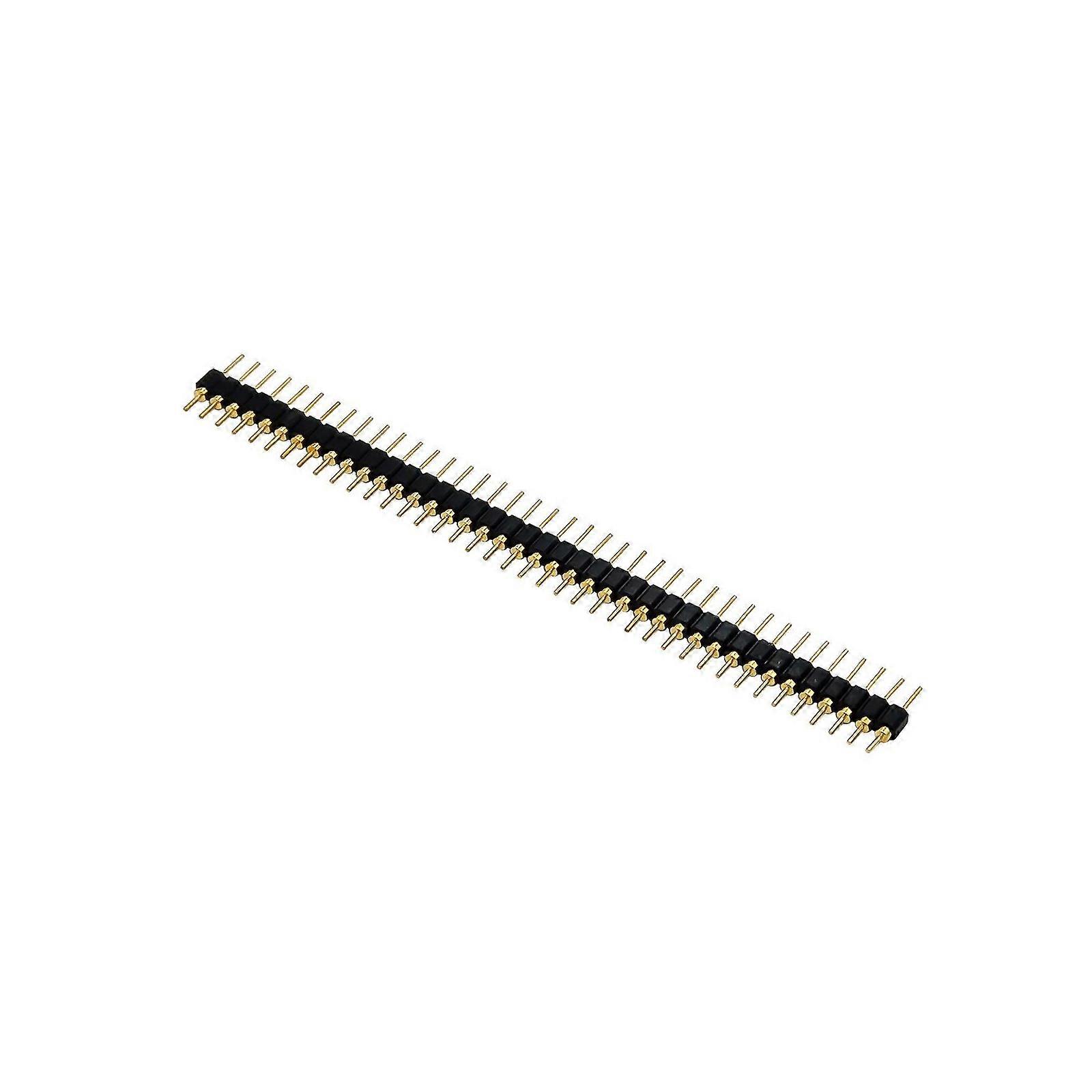 2.54mm 40Pin Male Female Round Pin Header Socket Single Row PCB Connector Stri