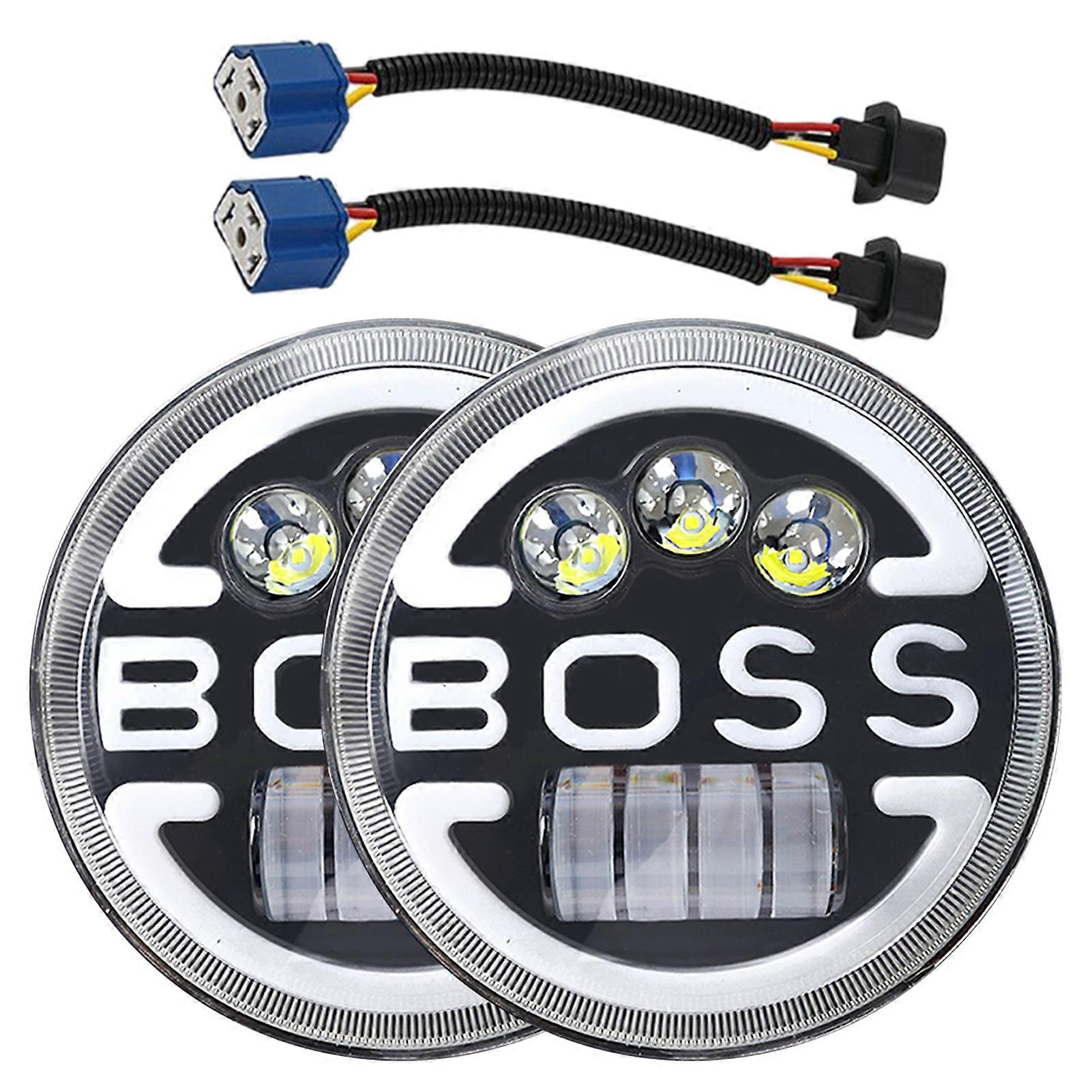 7-inch Round LED Headlight for Car High Power Automobile Working Light for Truck