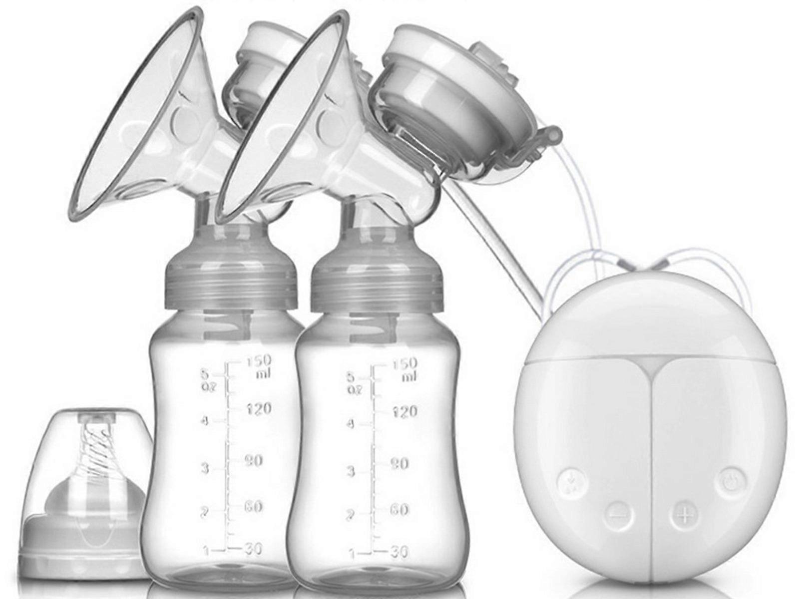 1Pcs Portable Electric Breast Pump White