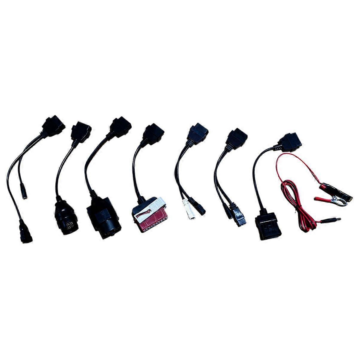 8Pcs ensembles complets TCS Multidiag PRO Voiture OBD Convertisseur Câbles OBD2 Diagnostic Interface Connecteur Exten
