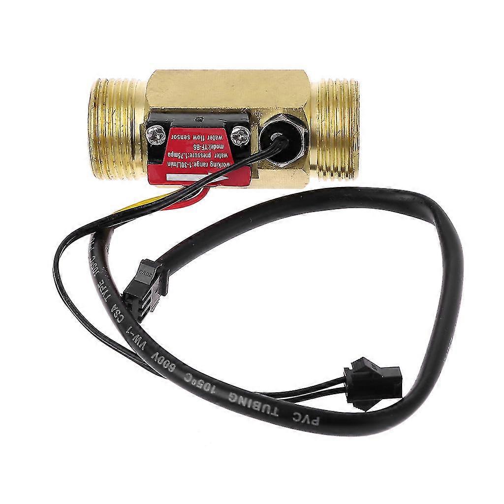 Water Flow Hall Sensor With Temperature Water Flow Sensor Switch Liquid Flow