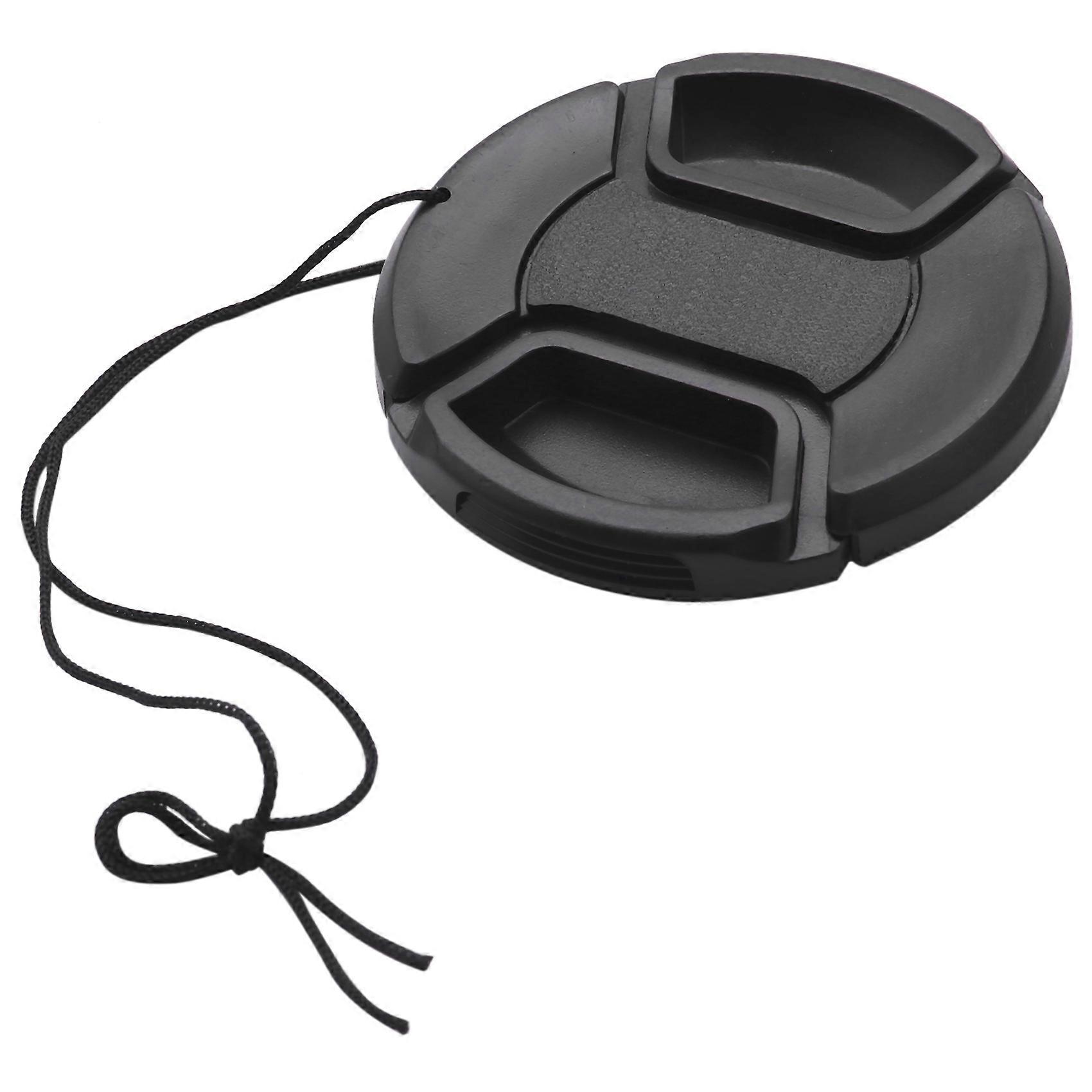 58Mm Lens Cap With Lens Cap Leash Hole Bundle For Dslr Cameras For (58Mm)- 4 Pack
