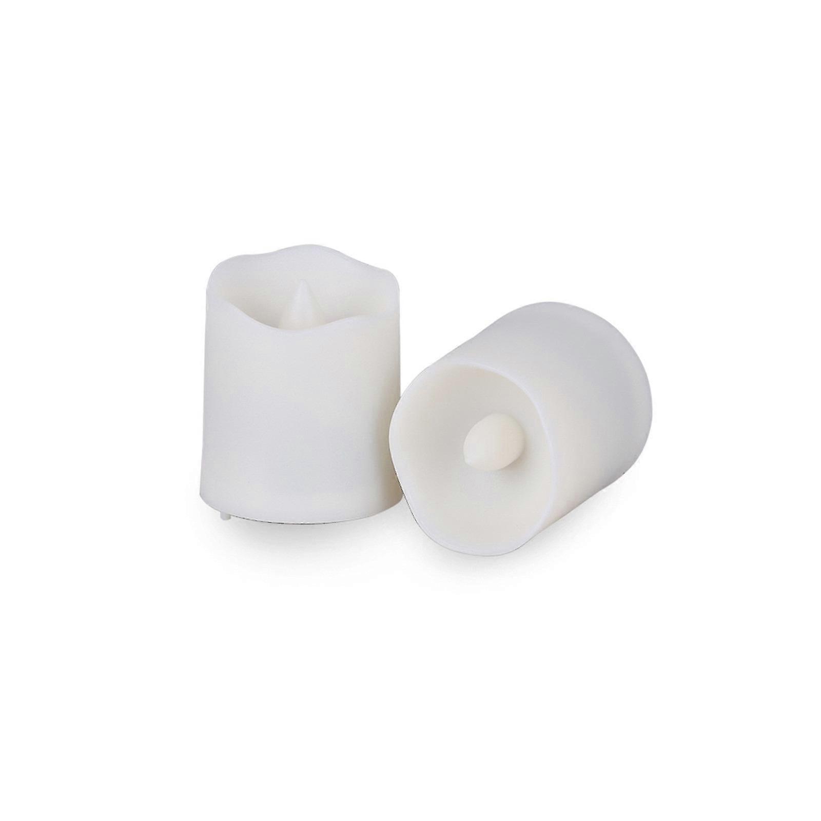 6 Flickering Operated Flameless Led Lights Tealight Candles With Control