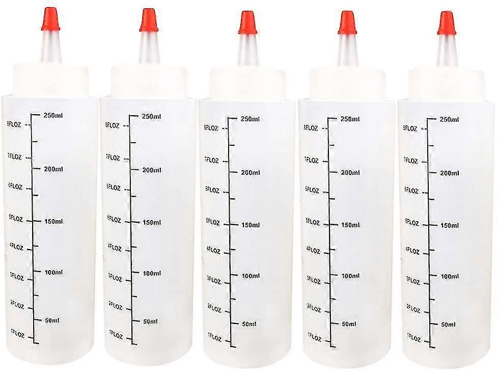 5 Pieces 250 Ml Dropper Bottle Liquid Bottle