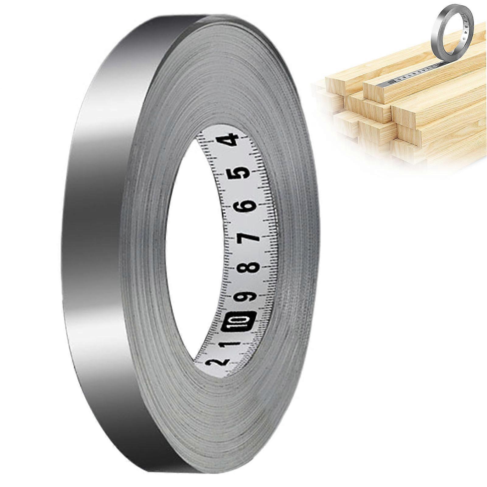 Metal Tape Measure Ruler Corrosion Resistance Adhesive Backed Tape Suitable for Wood Plastic Glass