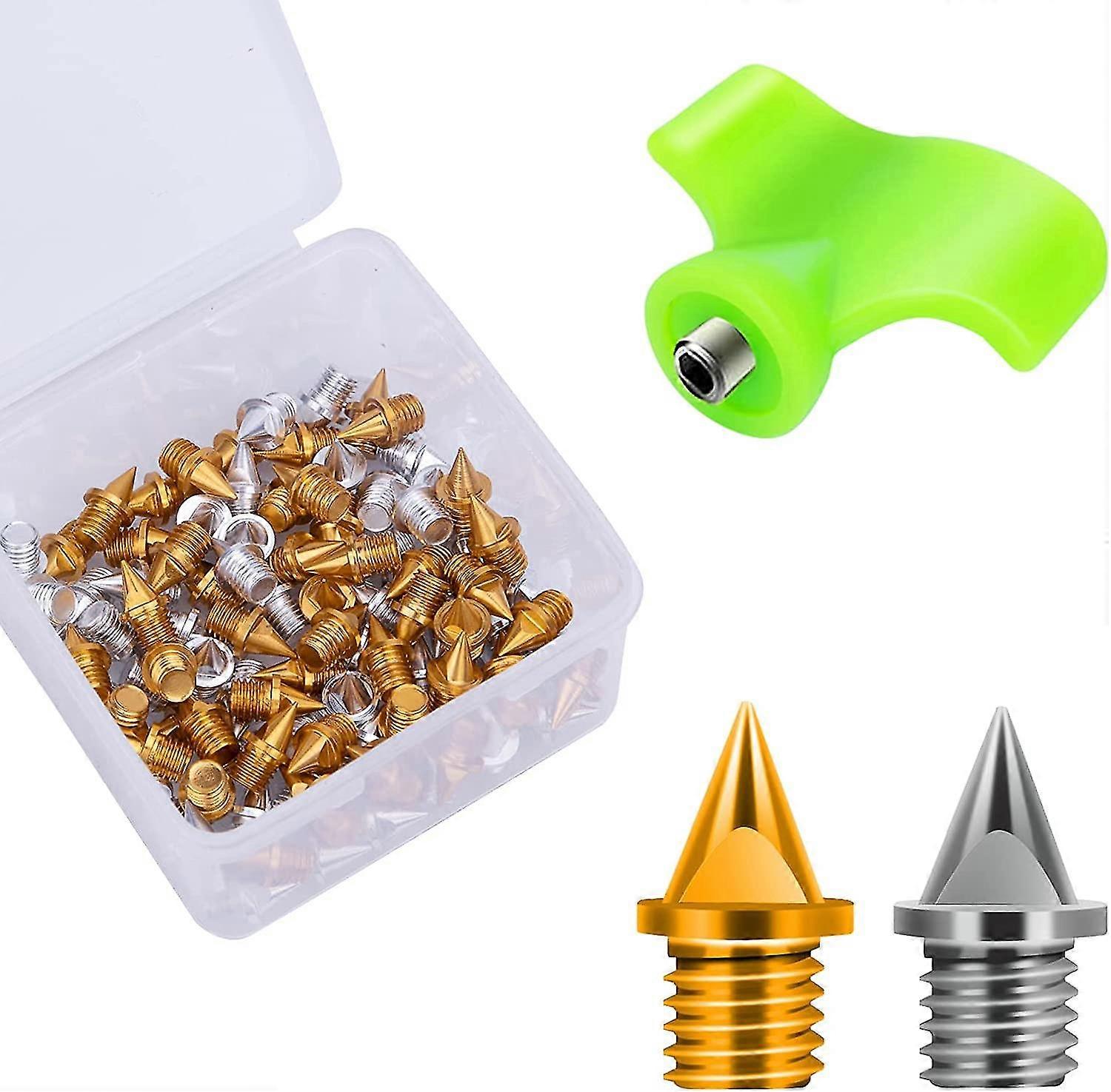 Spike Wrench Outdoor Track Spikes 1/4 Inch Track Spikes, 100