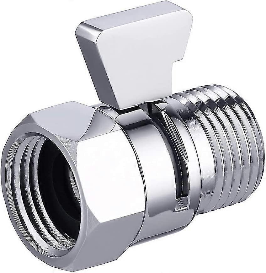 Brass Shower Shut-off Valve With Polished Chrome Metal Handle, K1140b3-ch