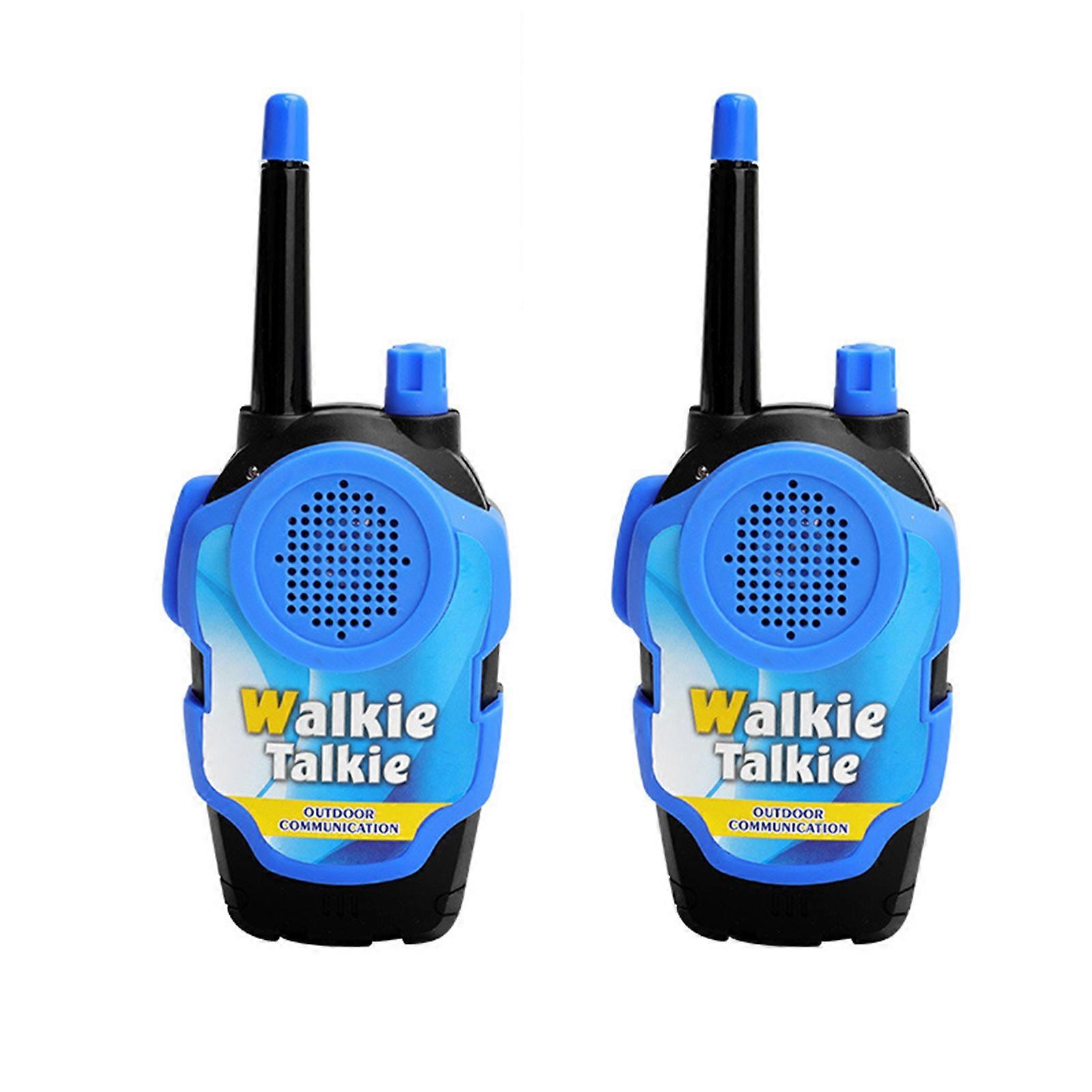 2Pcs Walkie Talkie Toys Play House Back Buckle Design Easy to Carry Scalable Signal Antenna Stable Long-distance Dialogue ABS Intelligent Smart Walkie