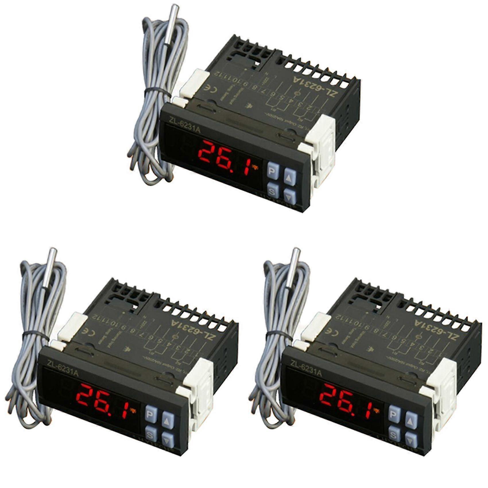 3X -6231A, Incubator Controller, Thermostat with Multifunctional Timer, Equal to STC-1000, or W1209