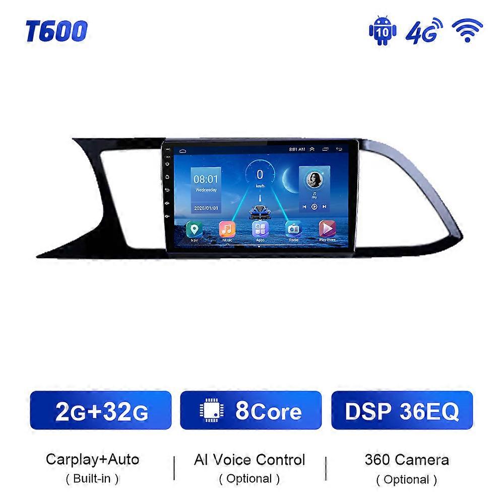 T900 Radio Android Smart System For For Seat Leon 3 2012-2020 Car Multimedia Player QLED Touchscreen Navigation GPS CarPlay