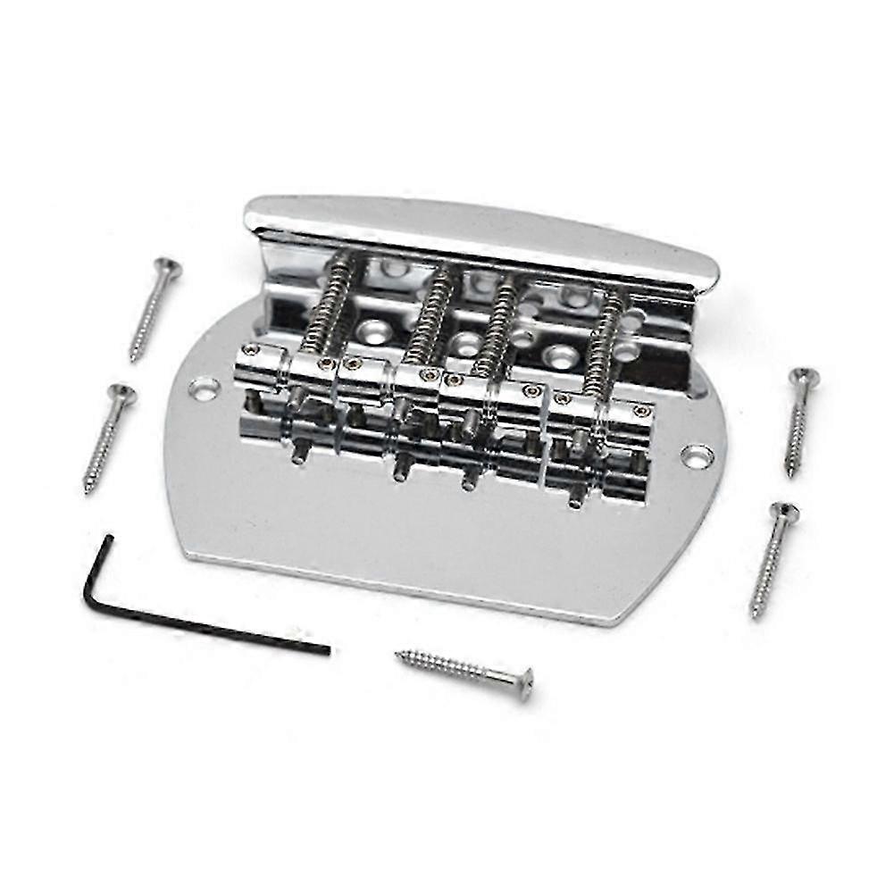 Zugplatte für E-Gitarre, PB-Bassbrücke, 4-saitig, halbrund, großer Bass, unterer Sattel, gerader Code, Metall-Zugplatte