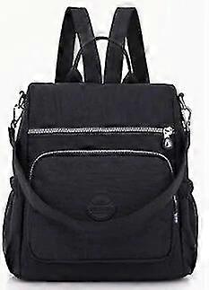 Jinqiaoer للماء النايلون حقيبة ظهر المرأة حقيبة يد سعة كبيرة حقيبة الكتف أنثى مكافحة سرقة الكمبيوتر المحمول على ظهره حقائب مدرسية Bolsa