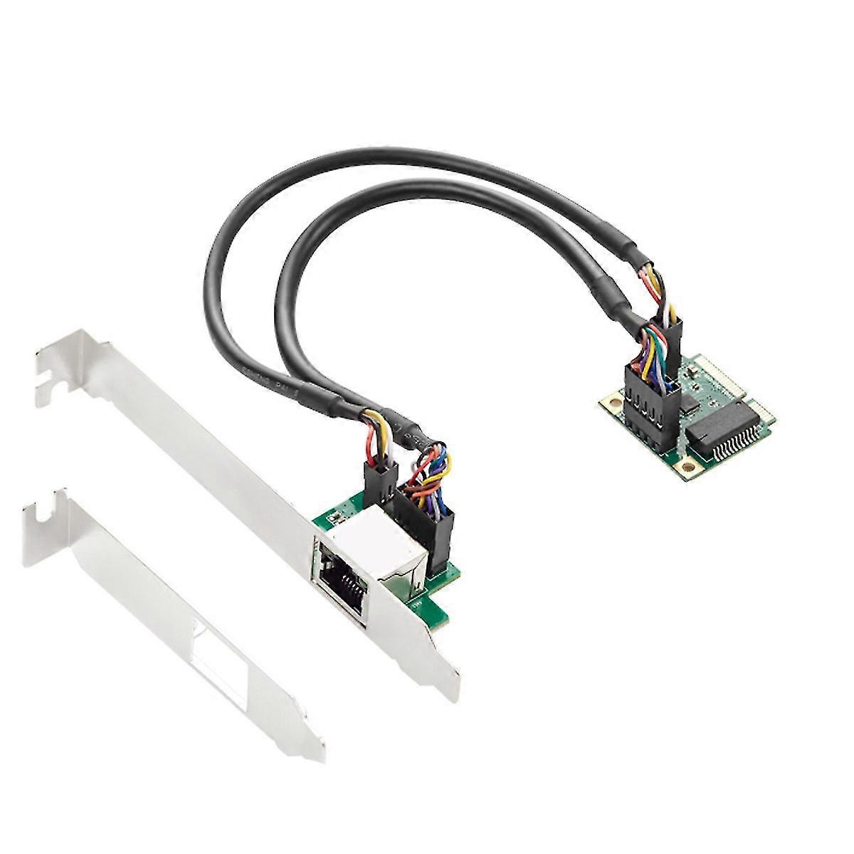 Mini-PCIE-Gigabit-1000M-kabelgebundene Netzwerkkarte Ethernet Single-Network Single Mouth RJ45 Free RTL8111H