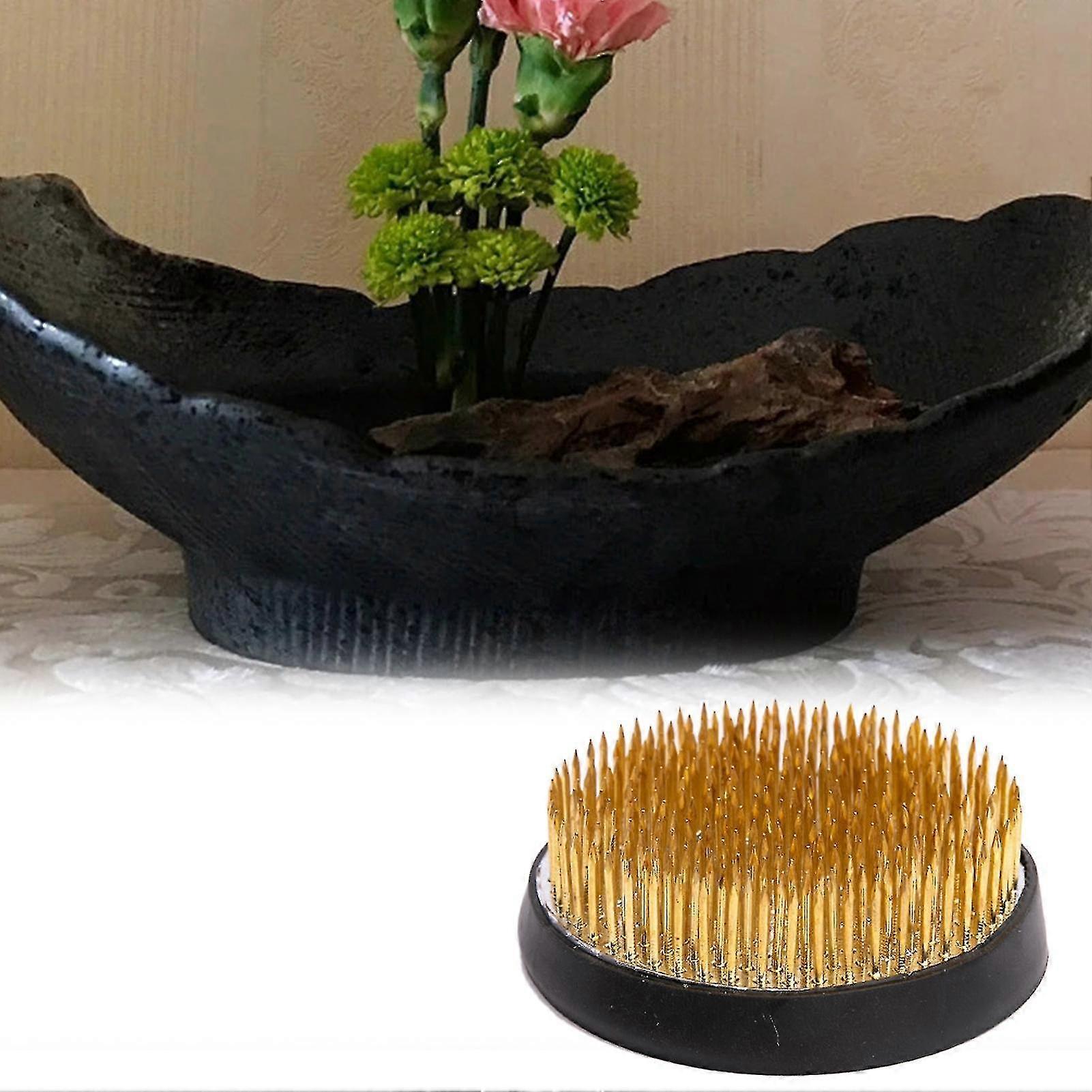 Flower Frog Durable Flower Fixed Tool Round Fine Workmanship Compact Flower Arrangement Pin Holder For Garden