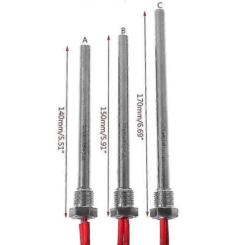 350W 220V 点火装置 ホットロッド ウッドペレットストーブ 10*140/150/170mm M16*1.5 10x140mm / 10x150mm / 10x170mm