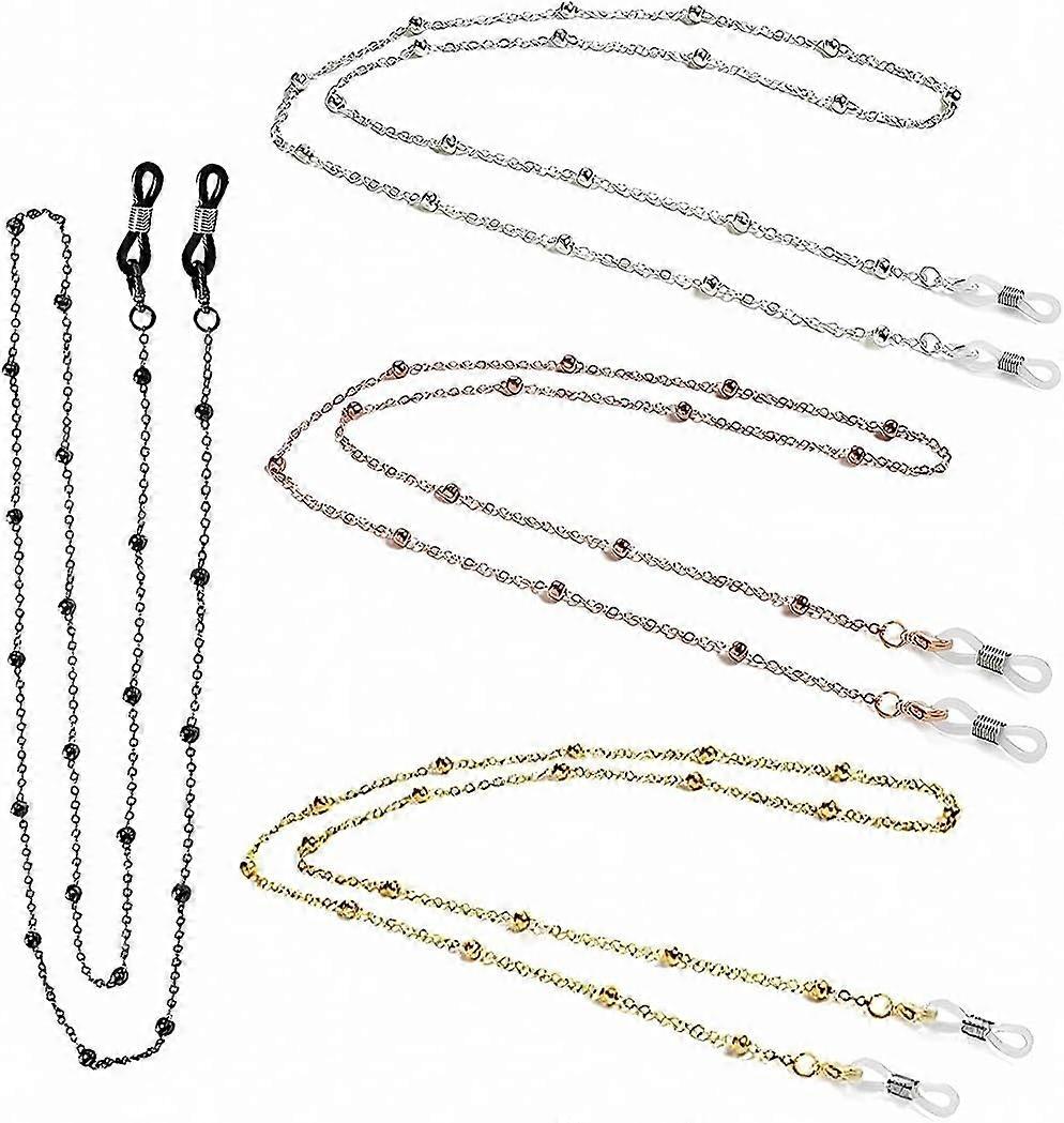 4 Pcs Women's Eyeglass Chain Eyeglass Attachment Eyeglass Chain Eyeglass Cord Glasses Wire Glasses Eyeglass String Eyeglass Strap Men's Eyeglass Rope
