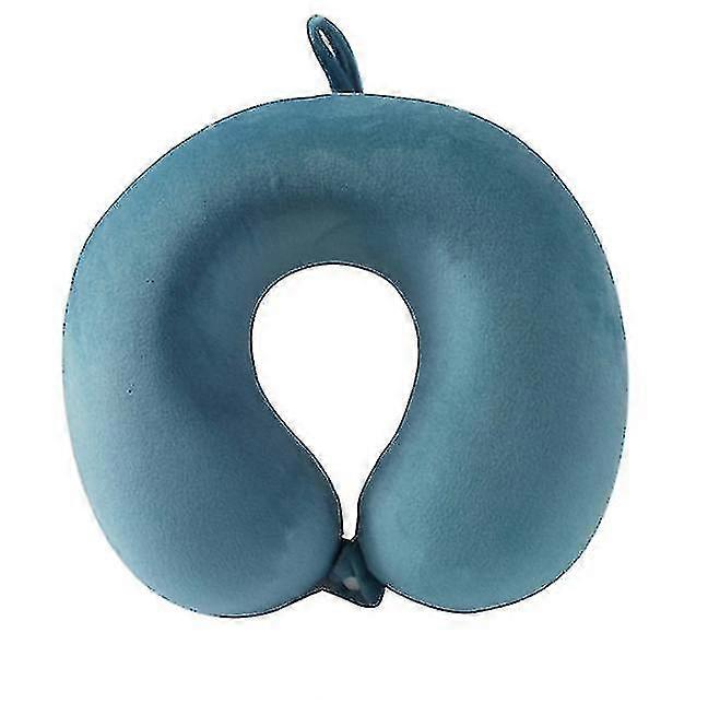 Neck Support U-shaped Pillow Airplane Pillow With Attachable Snaps Soft Washable