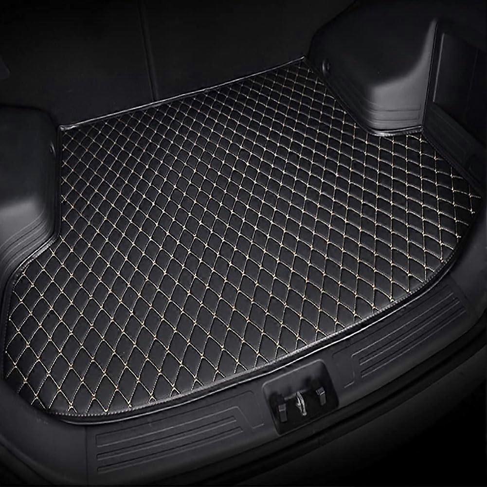 Suitable for BeautifulCar Leather Boot Liner Mats For Renault Laguna (Combi) 2001-2008, Non-Slip Tailored Rear Trunk Mat Protector Pad Waterproof Lugg