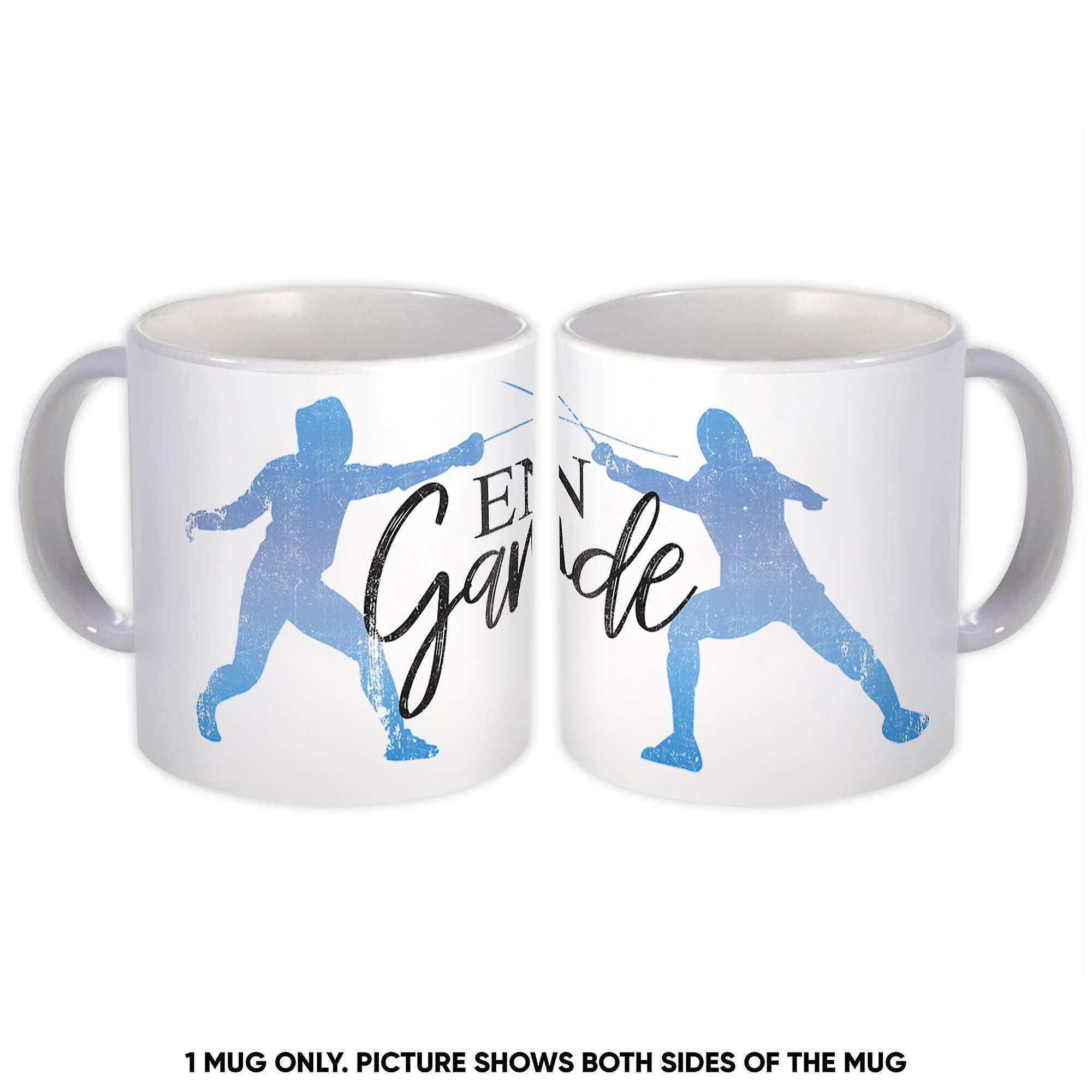 Presentmugg: En Garde fäktning för