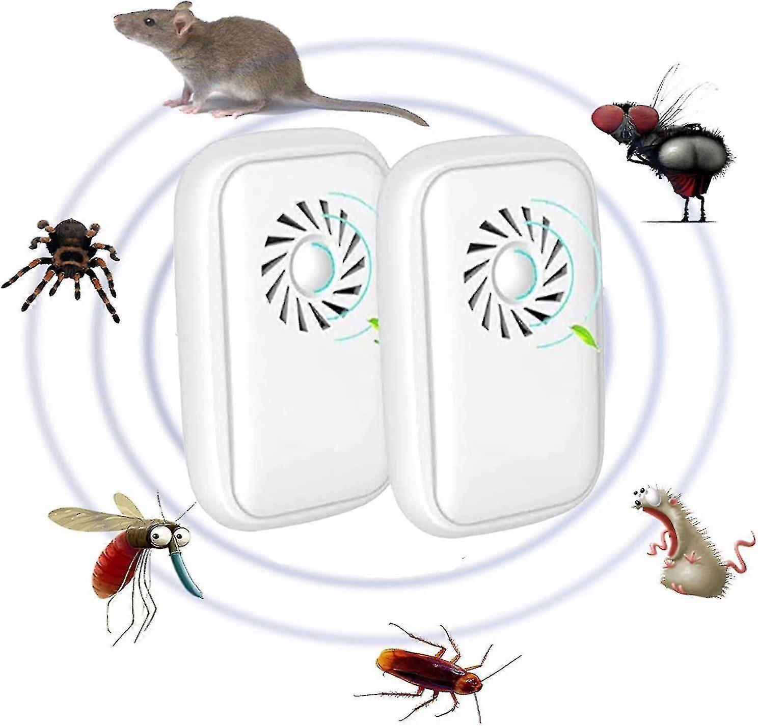 Ultrasonic Pest Repeller, Mosquito Repellent Plug In, Mouse Repellent, Spider Repellent Plug In Indoor Silent Energy Saving Deterrent For Mice, Rode Z