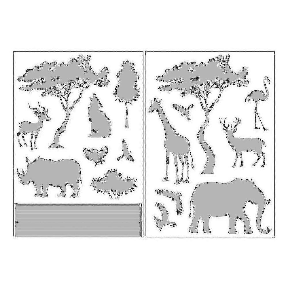 Transparent Window Decals Protect Wild Birds From Impacts-CE