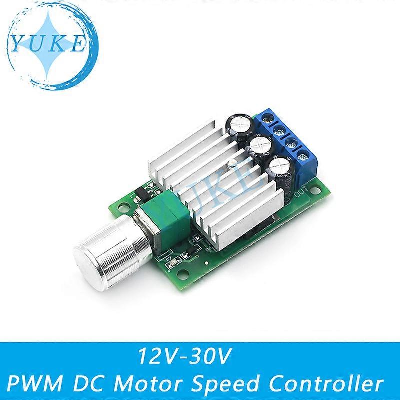 10A 12V-30V PWM DC Motor Speed Regulator 12V 24V Adjustable Speed Regulator Dimmer Control Switch for Fan Motor LED Lights