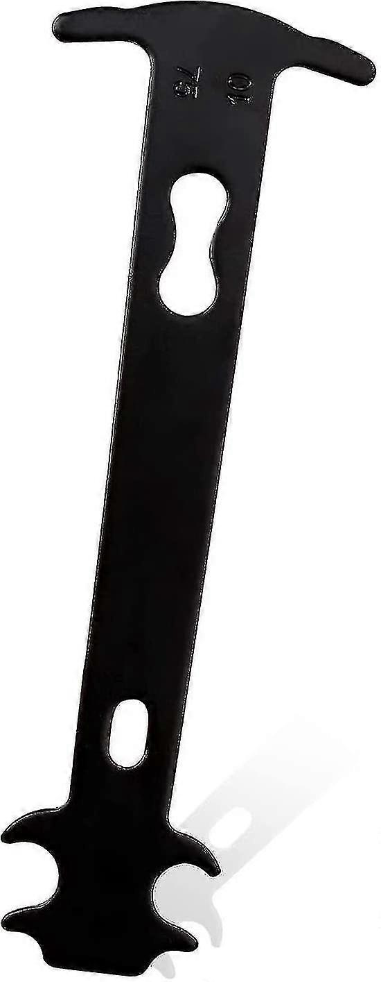 Bicycle Chain Wear Indicator, Chain Checker, Chain Measuring Ruler Steel Indicator Bicycle Repair Tool For Checking Mountain Or Road Bike(1pcs)(black)