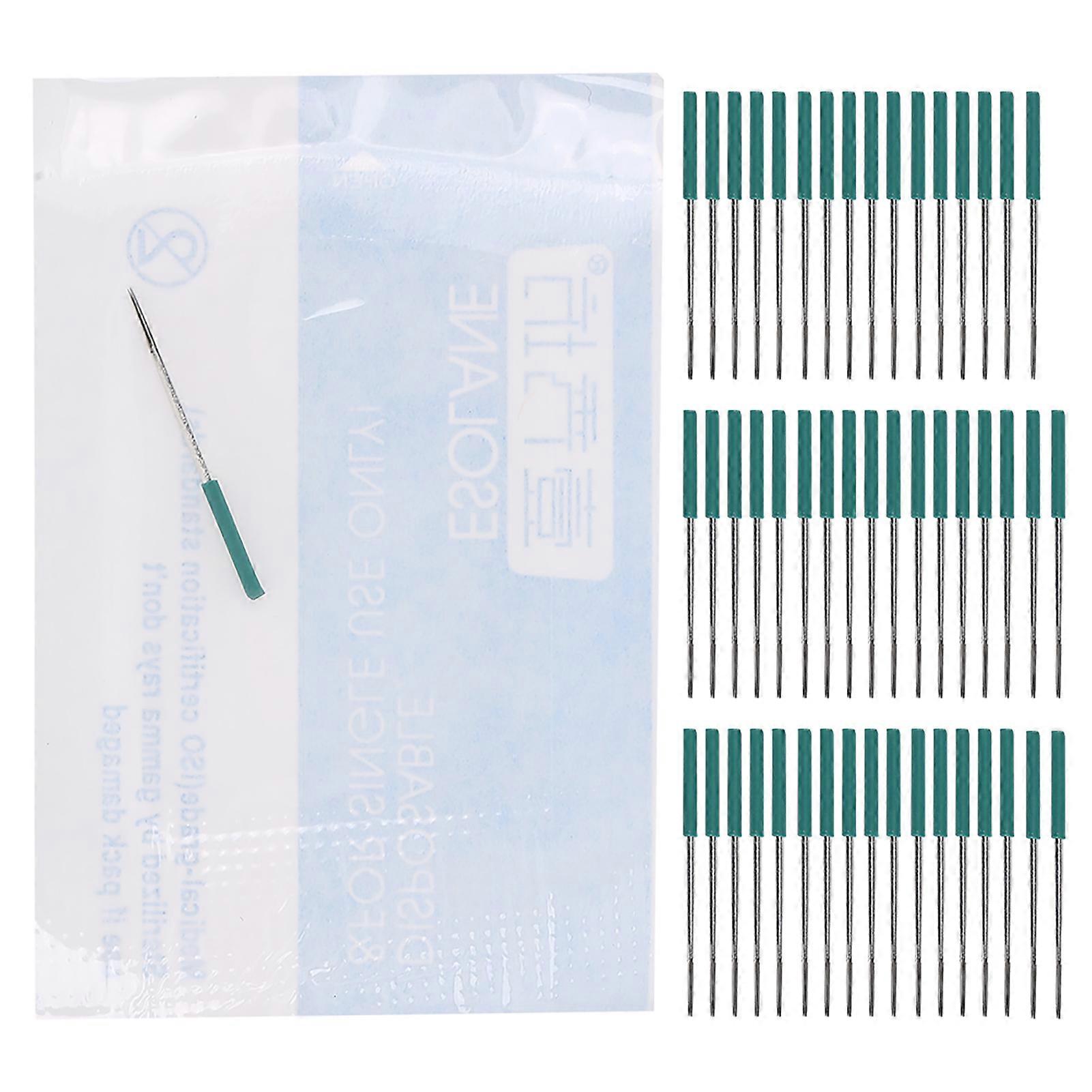 50pcs Microblading Tattoo Needles for Eyebrow Tattoos Fast Coloring 3RL