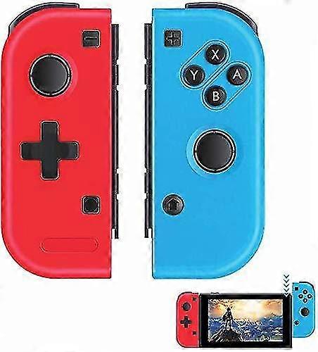 Joystick for Switch, Switch Pro Wireless Bluetooth Joystick Gamepad Controller(Red Blue)