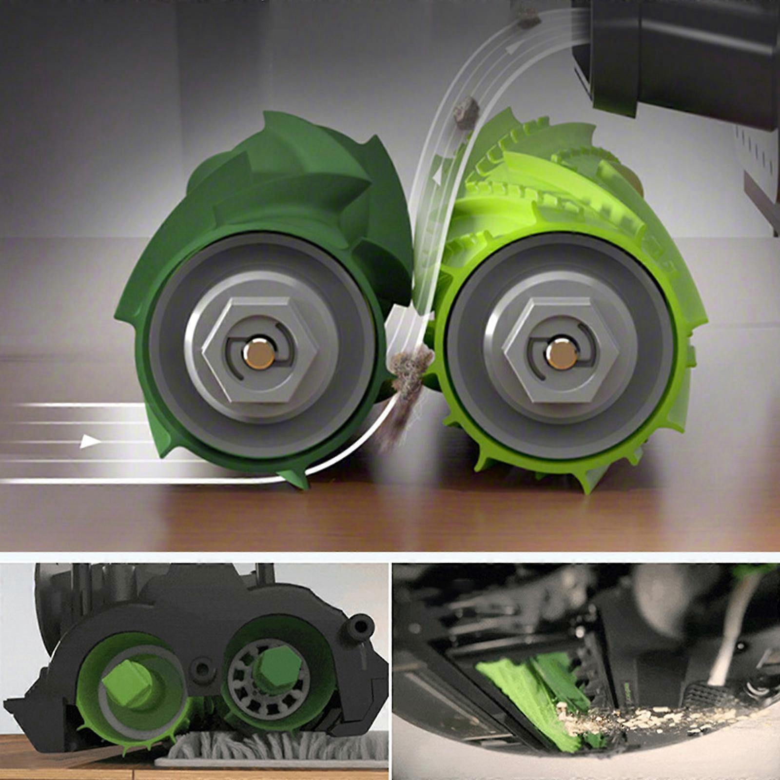 Til Irobot Roomab fejerobot Plast vedhæng Rullebørste Tilbehør
