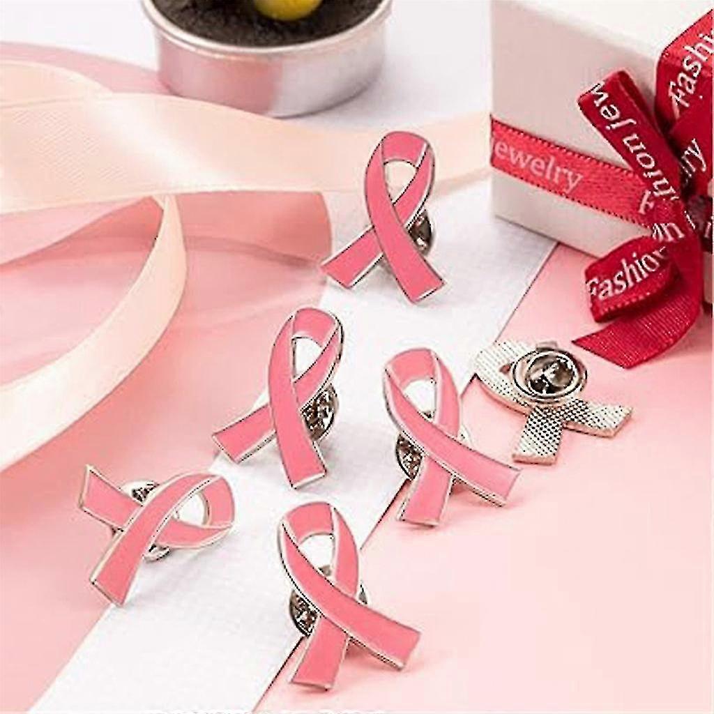 Ppmter 3 Spille con Spilla a Nastro Rosa, Spille per la prevenzione del Cancro al Seno, Bottoni con Logo pubblicitario, Spille da Bavero