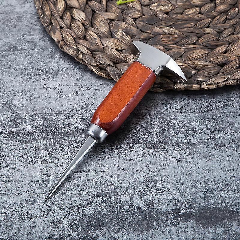 NONE Ice Pick 304 Stainless Steel Ice Crusher with Wood Handle Three Pronged Japanese Style Ice Chipper for Cocktail Bartender Ice Crushers & Shavers