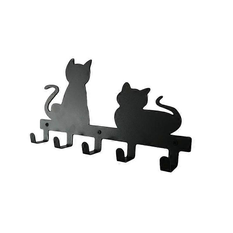 Iron Wall Hangers Cat-Shape Hanging Hooks