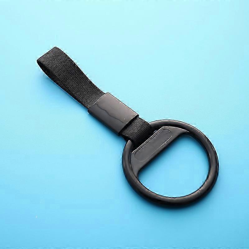 New 1PC PVC Plastic round Ring Round JDM Train Bus Handle Hand Strap Drift Charm Strap Drift Auto Accessories