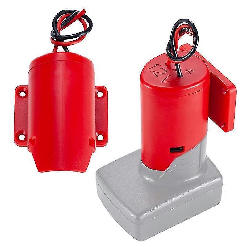 Power Wheels Battery Adapter For Milwaukee 12v Li-ion Battery Dock Power Connector 14 Gauge Robotic For Rc Car Diy Use