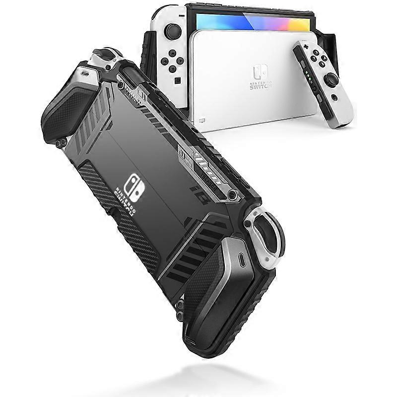 I-BLASON Armorbox Case For Nintendo Switch OLED Dockable Rugged Protective Cover Case Compatible with Nintendo Switch OLED