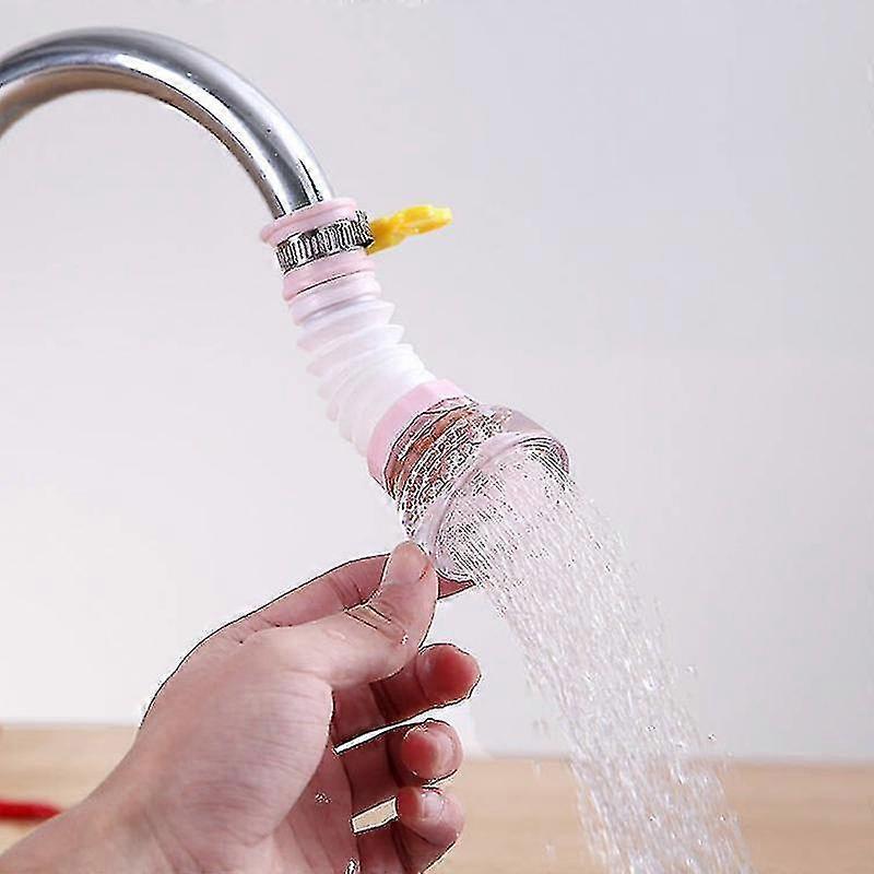 360 Degree Adjustable Kitchen Faucet Extender Water Saving Splashproof Kitchen Gadget Faucet