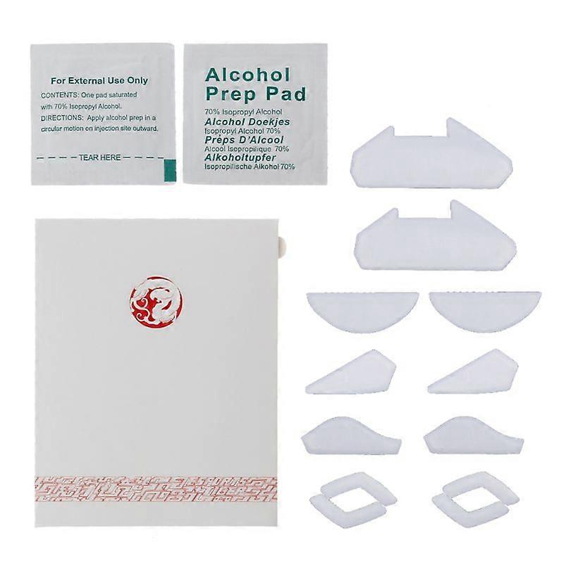 2 Sets/pack Tiger Gaming Mouse Feet Mouse Skate For logitech G402 Gaming Mouse White Mouse Glides Curve Edge